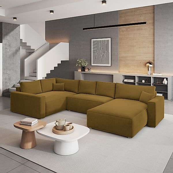 Masseno Ecksofa VELAMI mit Schlaffunktion U-Form, günstig online kaufen