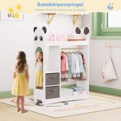 radelldar Kinderkleiderschrank Kleiderständer mit Kleiderstange (3-St) günstig online kaufen