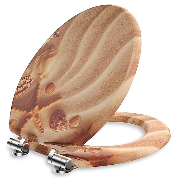 Elegear WC-Sitz Holz Toilettendeckel mit Doppelte günstig online kaufen