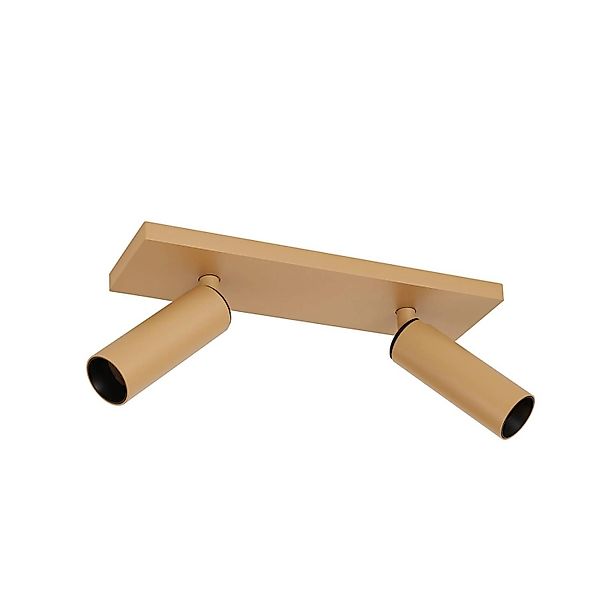 Arcchio Strahler Brinja Slim 10041196 Modern in Braun aus Aluminium 2-flamm günstig online kaufen