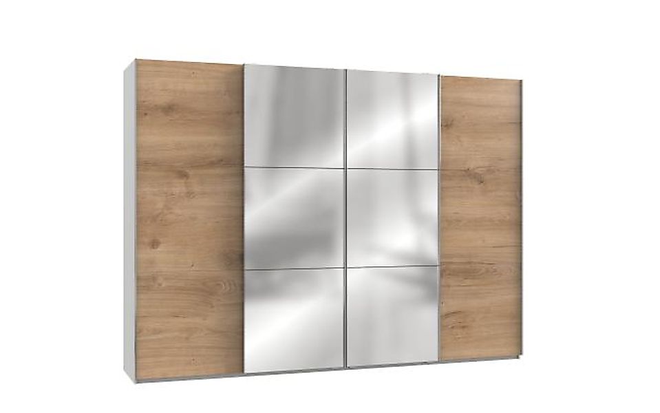 Schwebetürenschrank 4trg mit 2 Spiegel inkl. Syncro-Technik LEVEL36 A von W günstig online kaufen