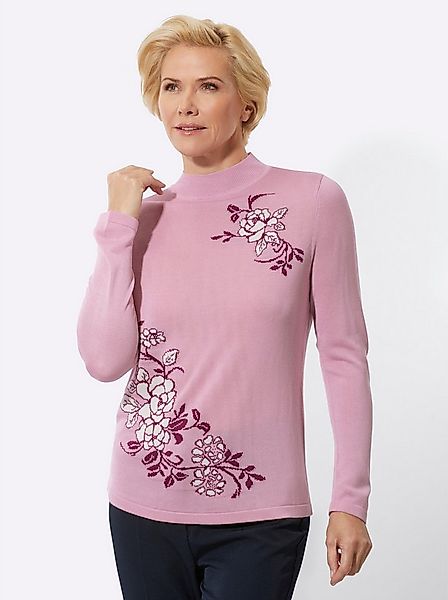 Witt Strickpullover Stehkragen-Pullover Langarm Jacquard, Jersey günstig online kaufen