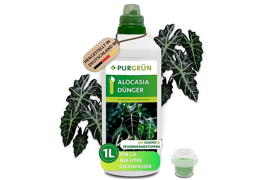 Purgrün Universaldünger Alocasia Dünger, NPK 10+4+6, stärkt Blattwachstum, günstig online kaufen