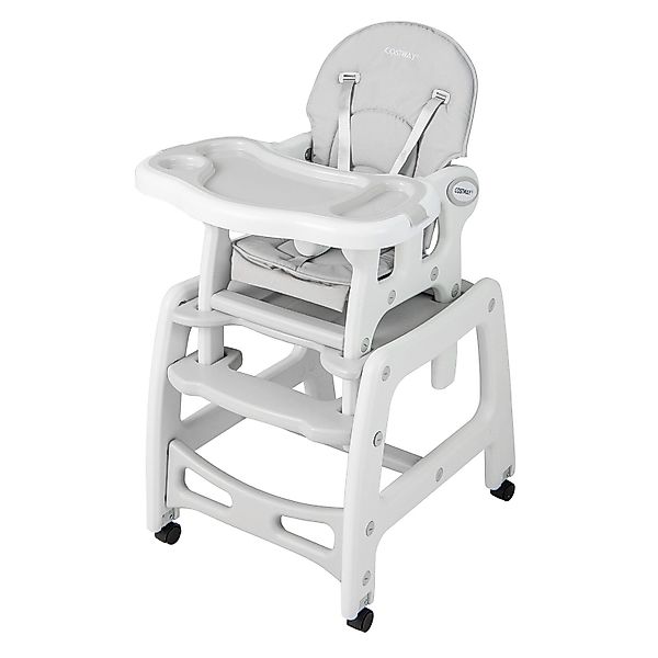 COSTWAY Hochstuhl 3 in 1 Babystuhl, günstig online kaufen