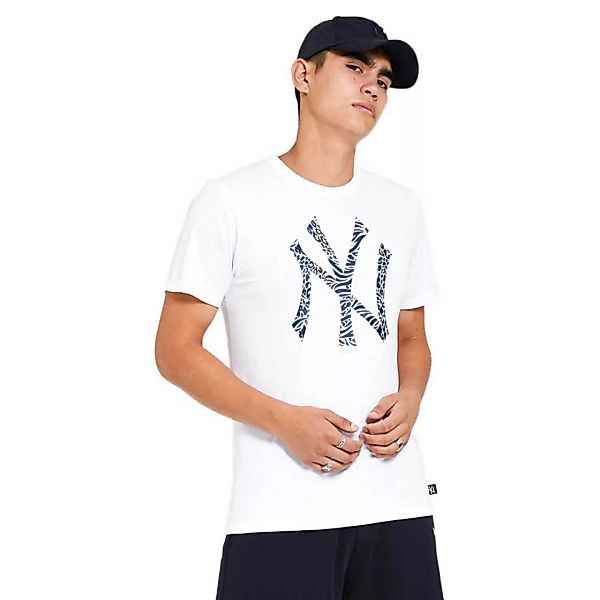 New Era Mlb Print Infill New York Yankees Kurzärmeliges T-shirt M White günstig online kaufen