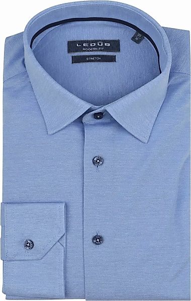 Ledub Tricot Hemd Blau - Größe 39 günstig online kaufen