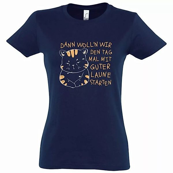Youth Designz T-Shirt Starten Wir Den Tag Mit Gute Laune Damen Shirt mit tr günstig online kaufen
