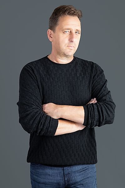 Ariun Kaschmirpullover raffinierte Musterung mit 3D günstig online kaufen