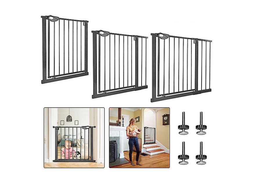 FIVMEN Treppenschutzgitter Türschutzgitter Treppengitter ohne bohren für Ki günstig online kaufen