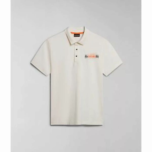 Napapijri  T-Shirts & Poloshirts E-SMALLWOOD NP0A4HPV-N1A1 WHITE WHISPER günstig online kaufen