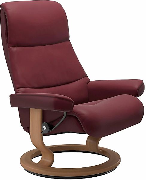 Stressless "View" Set, Relaxsessel mit Hocker, mit Classic Base, Größe M,Ge günstig online kaufen