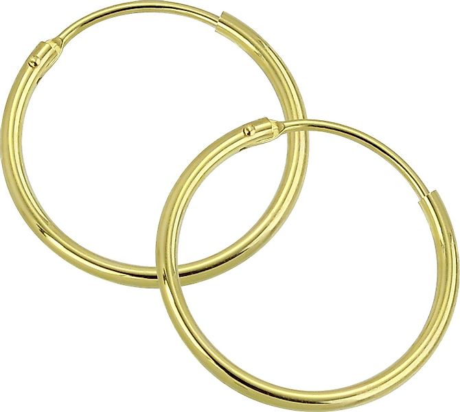 GoldDream Paar Creolen GoldDream Gold Ohrring Creolen 20mm (Creolen), Damen günstig online kaufen