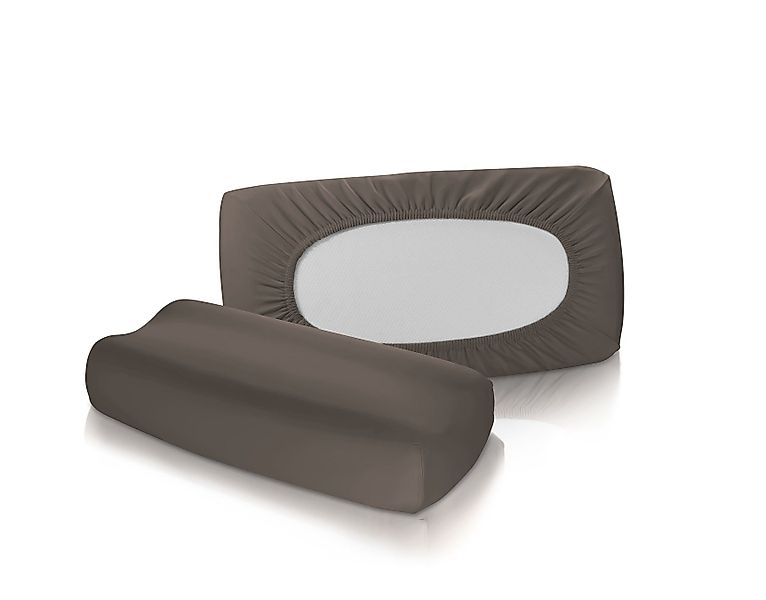 fleuresse Kissenbezüge 2 Stück Jersey Spannbezug für Nackenstützkissen Kiss günstig online kaufen