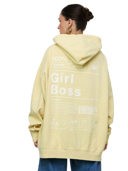 Worldclassca Hoodie Worldclassca Oversized Print GIRL günstig online kaufen