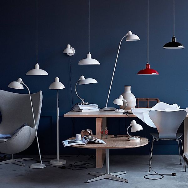 FRITZ HANSEN Tischleuchte Kaiser Idell Luxus, schwarz/chrom günstig online kaufen
