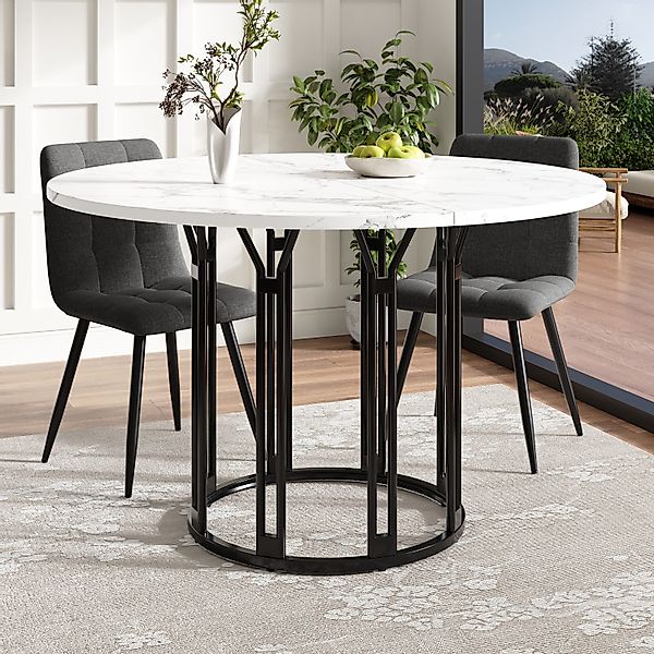 HAUSS SPOLE Esstisch Runder Küchentisch Esstisch günstig online kaufen