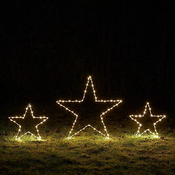 3er Set Osby LED Stern Stableuchten Weihnachtsdeko außen günstig online kaufen