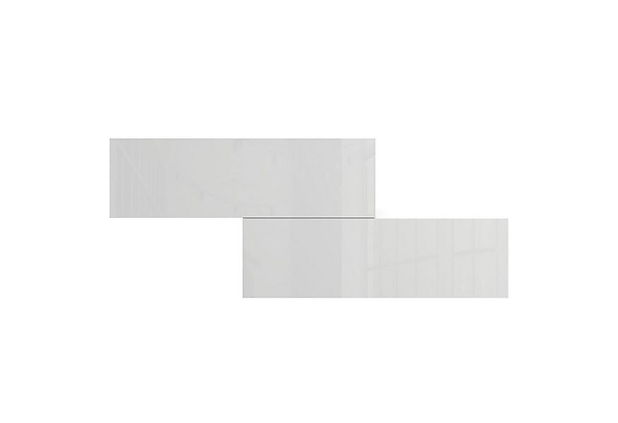 Planetmöbel Garderoben-Set 2x Hängeschrank WEST 100 cm weiß, (Garderobensch günstig online kaufen