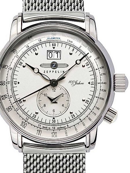 ZEPPELIN Quarzuhr Zeppelin 7640M-1 100 Jahre Zeppelin Herrenuhr 43mm 5ATM Z günstig online kaufen