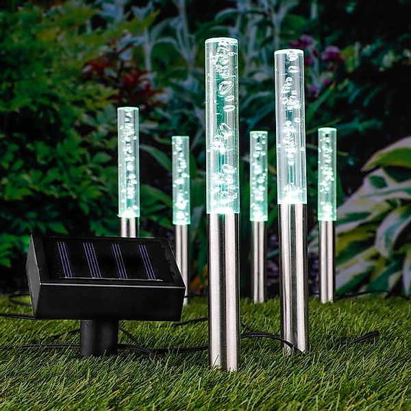 GartenHero LED Solarleuchte LED Solar Leuchtstab günstig online kaufen