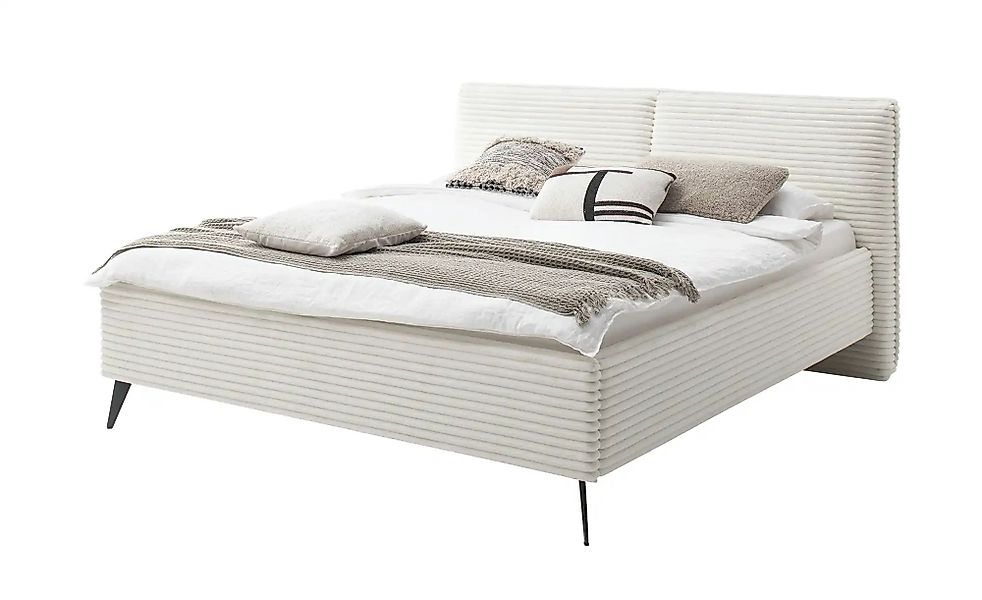 Polsterbettgestell flauschiger Mega-Cord Bezug Matera ¦ Maße (cm): B: 207 H günstig online kaufen