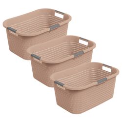 ROTHO Wäschekorb 3er-Set Wäschebox 40L COUNTRY, günstig online kaufen