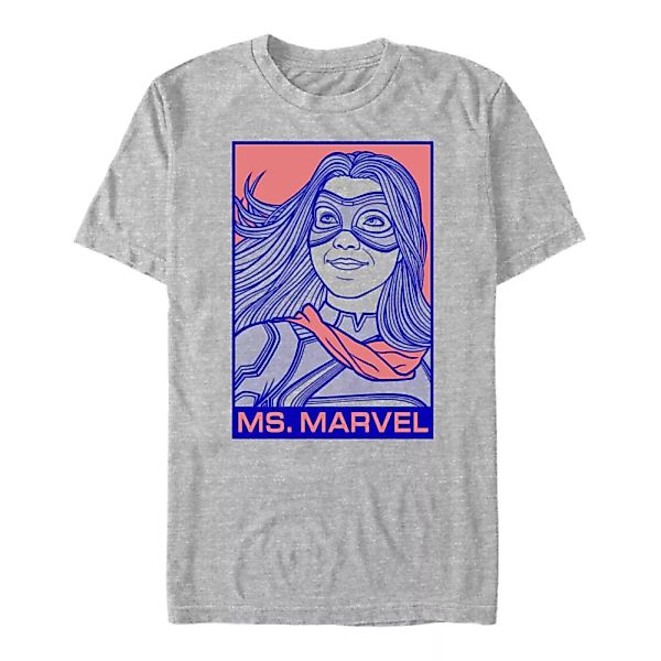 Marvel - Ms. Marvel - Ms. Marvel Pop Ms - Männer T-Shirt günstig online kaufen