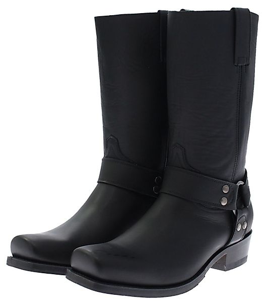 Sendra Boots 8833 Schwarz Bikerboots Rahmengenähte günstig online kaufen