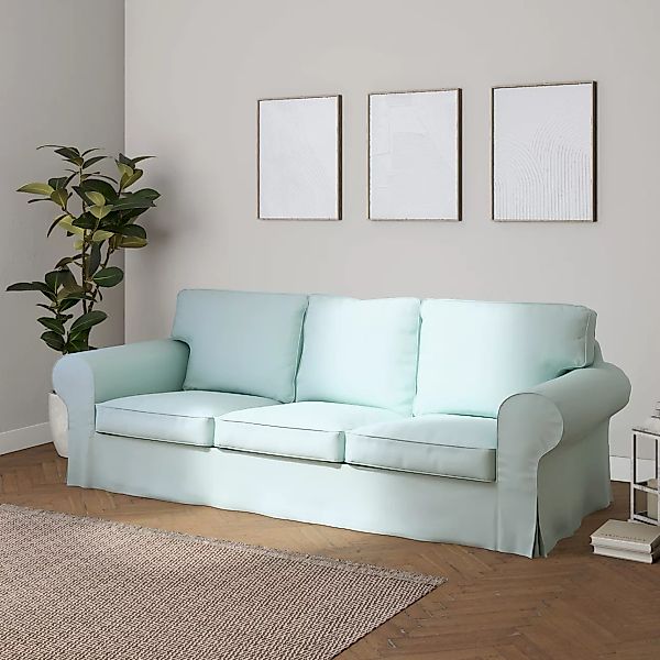 Bezug für Ektorp 3-Sitzer Schlafsofa, ALTES Modell, hellblau, Sofahusse Ekt günstig online kaufen