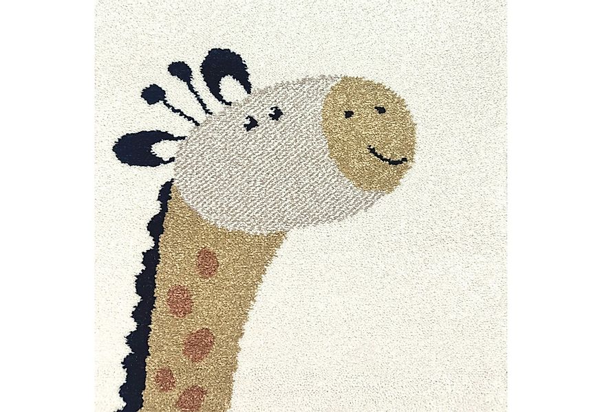 TeppichHome24 Kinderteppich Kinderteppich mit Hüpfspiel & Tieren Weich & St günstig online kaufen