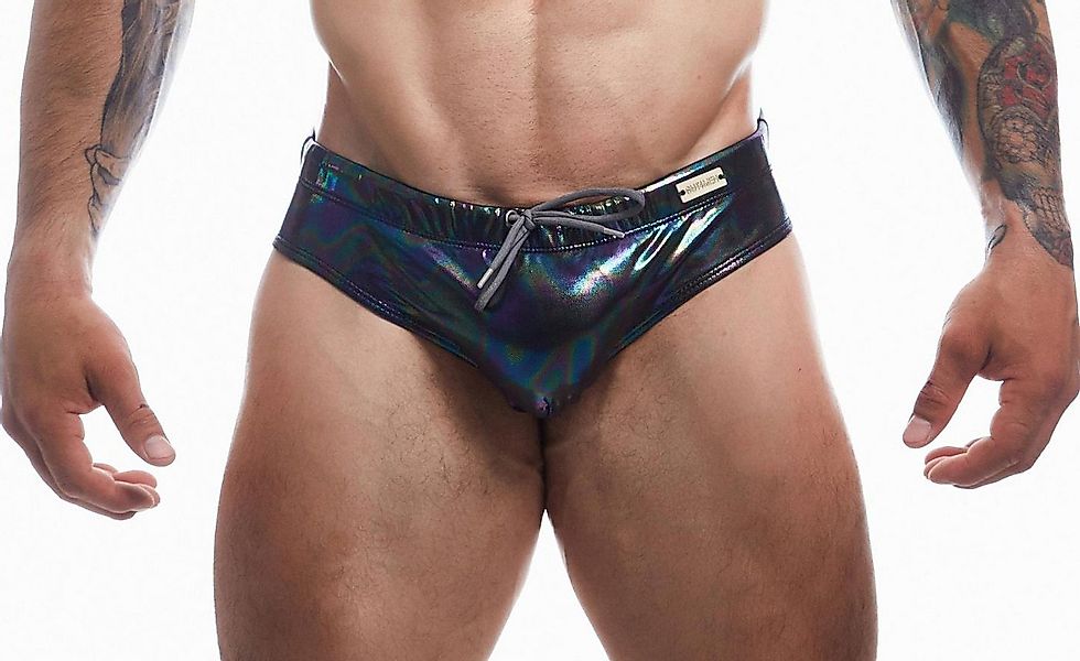 CUT4MEN Boxershorts Schwarzer Herren Badeslip Männer Unterhose Slip bunt sc günstig online kaufen