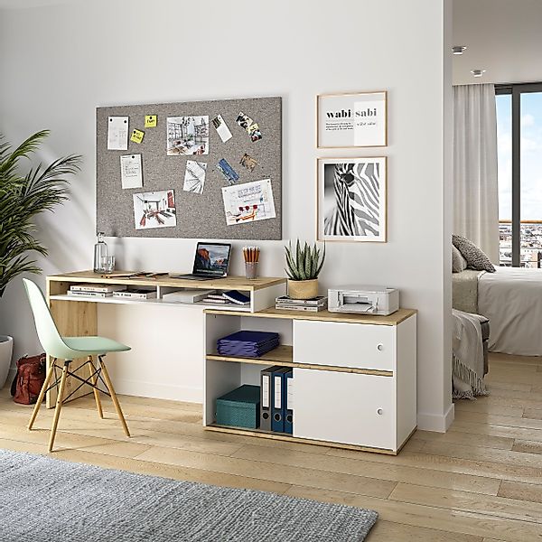 Gami Schreibtisch "MODULA" Kann auf 6 verschiedene Arten positioniert werde günstig online kaufen