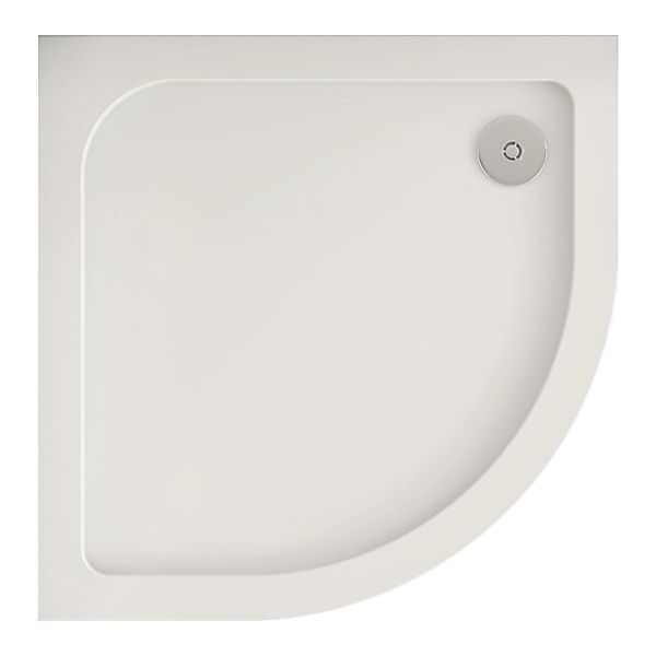 AICA 90x90x3cm Duschtasse Viertelkreis Runddusche Duschwanne Kunststein mit günstig online kaufen
