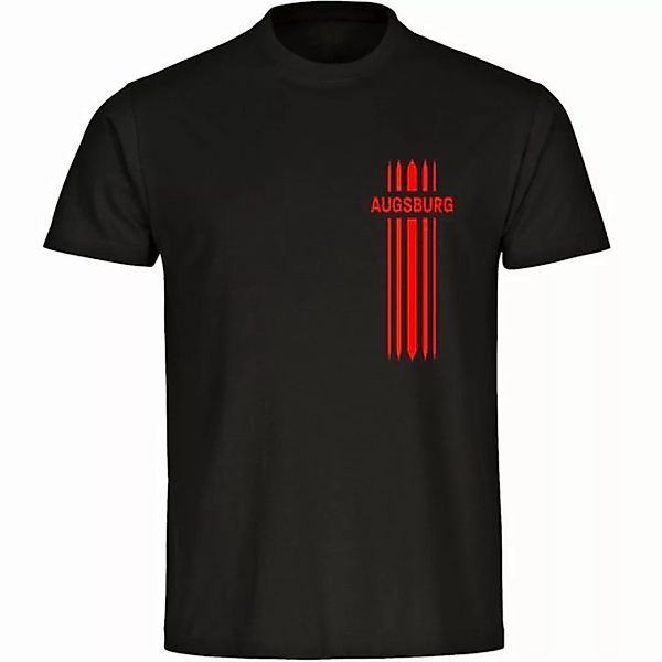 multifanshop T-Shirt Herren Augsburg - Streifen - Männer günstig online kaufen