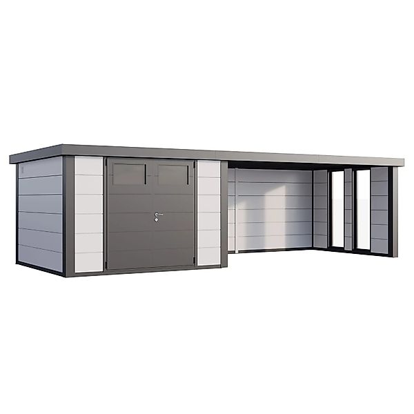 Gerätehaus Classico 3330 mit Lounge XL Rechts m. Fenster 792 cm x 298 cm We günstig online kaufen