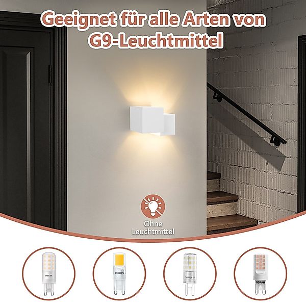 ZMH Wandleuchte Innen G9 - Modern günstig online kaufen