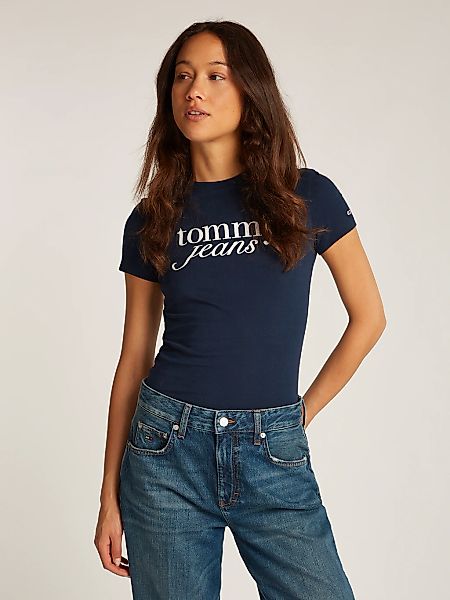 Tommy Jeans Curve Rundhalsshirt "Shirt TJW SLIM ESSENTIAL", in Großen Größe günstig online kaufen