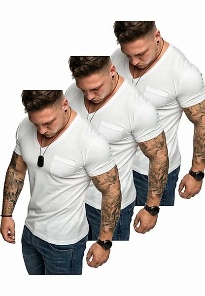 Amaci&Sons T-Shirt 3. PATERSON Herren T-Shirts 3er-Pack (3er-Pack) Herren B günstig online kaufen