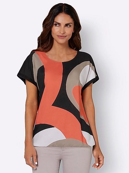 Witt Klassische Bluse Druckbluse Kurzarm günstig online kaufen