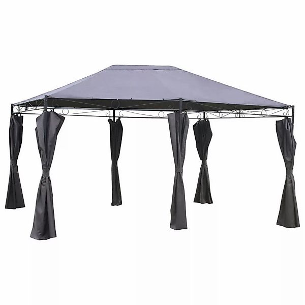 POCOline Pavillon anthrazit Stahlrohr B/H/L: ca. 400x270x300 cm günstig online kaufen