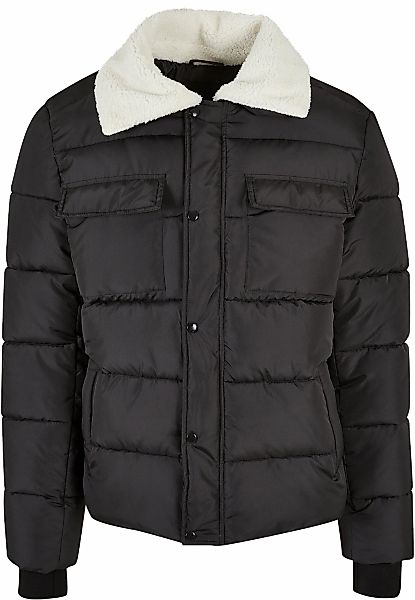 URBAN CLASSICS Winterjacke "Urban Classics Herren Sherpa Collar Padded Shir günstig online kaufen