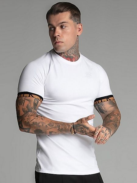 Siksilk T-Shirt SikSilk Herren Weißes Tech T-Shirt günstig online kaufen