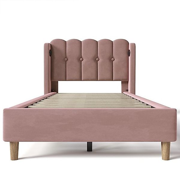 Gotagee Polsterbett Einzelbett Jugendbett 90x200cm Mit USB Typ C Ladefunkti günstig online kaufen