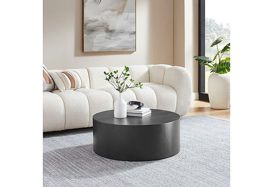 SalesFever Couchtisch Design-Couchtisch für stilvolles Wohnen, Ø 80 cm (1-S günstig online kaufen