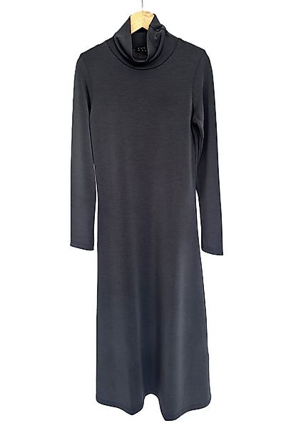 Zuckerwatte Scubakleid Midikleid mit Rollkragen und langem Arm, leichte A-L günstig online kaufen