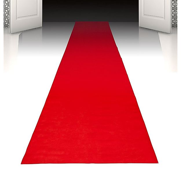 Boland Teppich Teppich VIP Rot – Läufer 450 x 60 cm für Event, Hochzeit & E günstig online kaufen