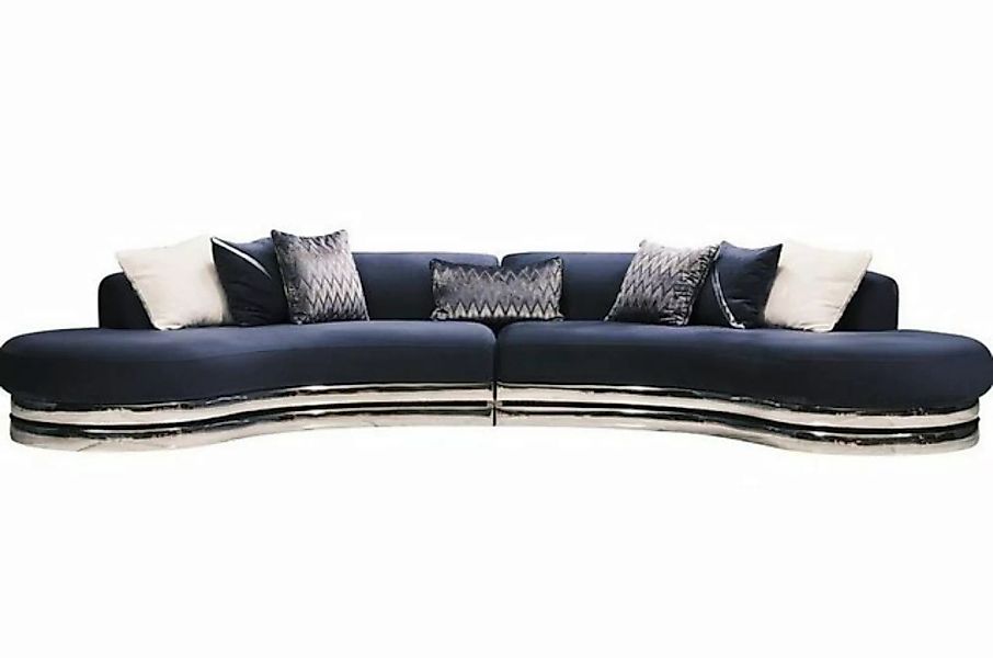 JVmoebel Sofa Blau Sofa 5 Sitzer Polstersofa Großes Moderne Design, 1 Teile günstig online kaufen