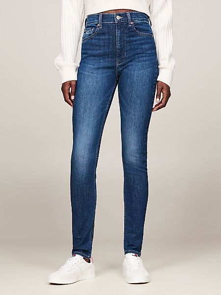 Tommy Jeans "Sylvia High Rise Skinny" mit Logo-Badge günstig online kaufen
