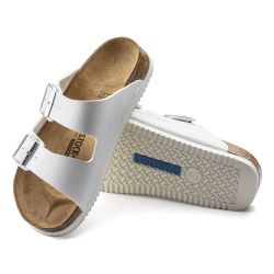 Birkenstock Sandale Arizona Superlauf, Birko-Flor, weiß günstig online kaufen