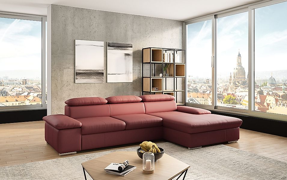 sit&more Ecksofa Valantine L-Form, inkl. Kopf- günstig online kaufen